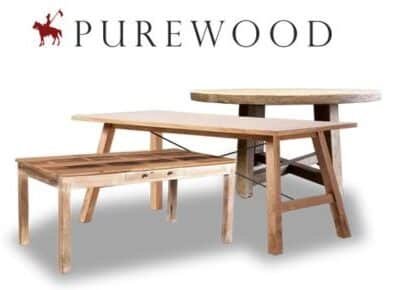 Wooden tables