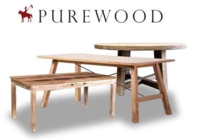 Wooden tables