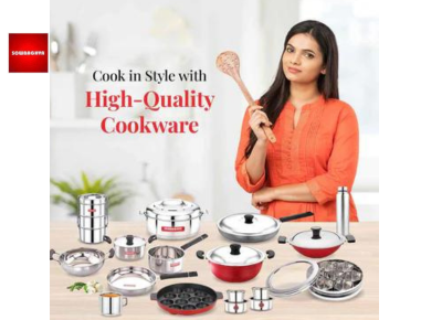 Induction Base Stainless Steel Idly Cooker - 6 Plates