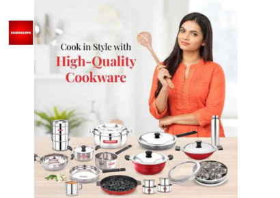 Induction Base Stainless Steel Idly Cooker - 6 Plates