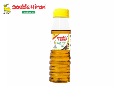 Double Hiran Mustard Oil 500 ML Bottle