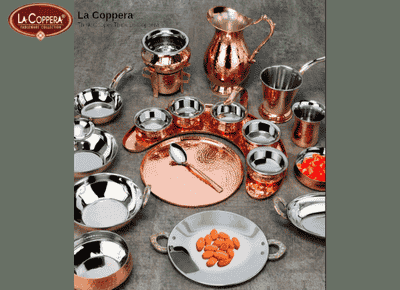 Copper Dinner Set