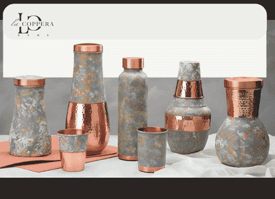 Copper Drinking water Bottle