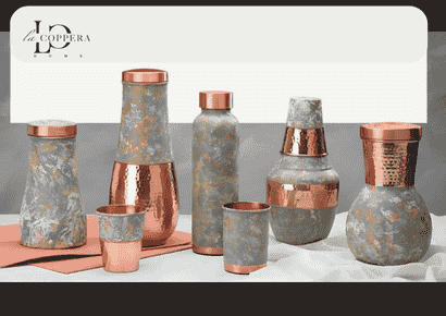 Copper Drinking water Bottle