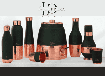 Copper Drinking water Bottle