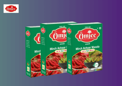 OmJee Hari Lal Mirch Achar Masala 100 Grm