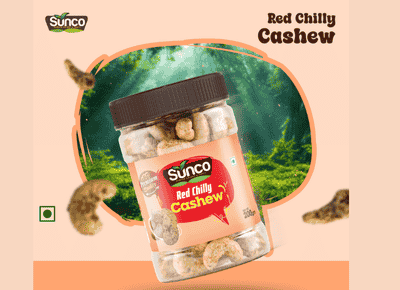 Sunco Premium Red Chilly Cashews