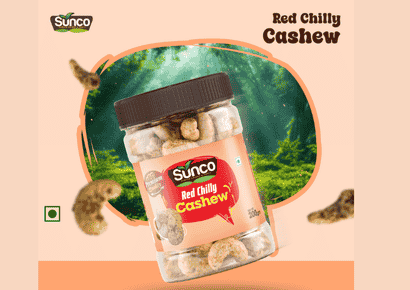 Sunco Premium Red Chilly Cashews