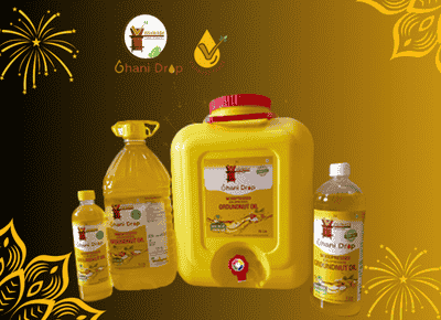 Wood Pressed Groundnut Oil