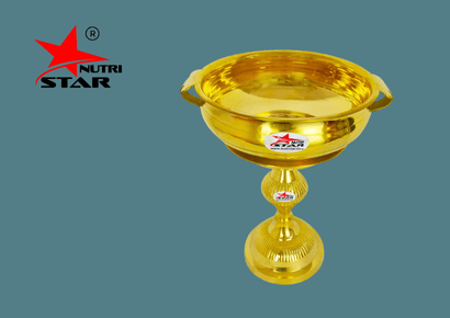 Brass Urli Bowl And Chowki