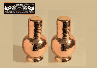 Copper Bottle Jar