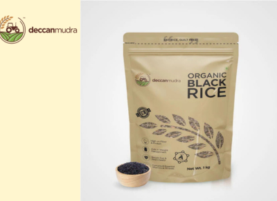 Organic Black Rice, anti-oxident rich