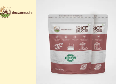 Organic Low GI Rice Flour, perfect companion for your cooking recipes (2 Kg)