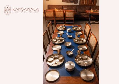 Kansa Dinner Set – 50 Pieces for Family Dining