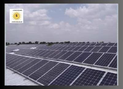 100 kWp On Grid Solar Plant System