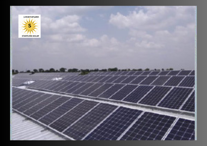 100 kWp On Grid Solar Plant System