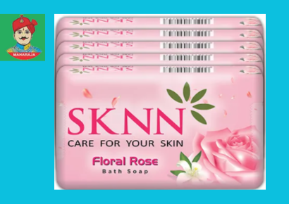 SKNN Bath Soap Rose Floral 100 gm