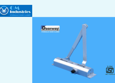 Hydraulic Door Closer Silver