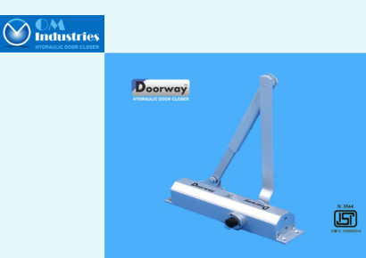 Hydraulic Door Closer Silver