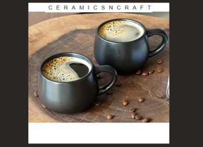 Ceramics Black Cup