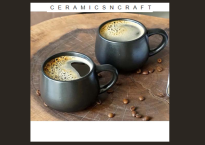 Ceramics Black Cup