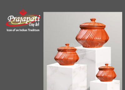 Terracotta Handi Set