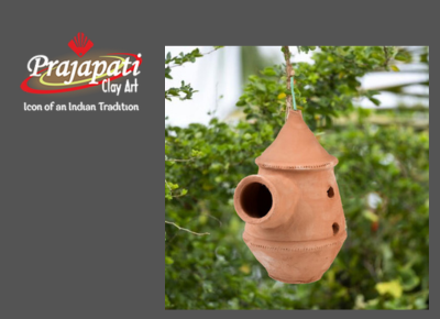 Terracotta Hanging Bird’s Nest