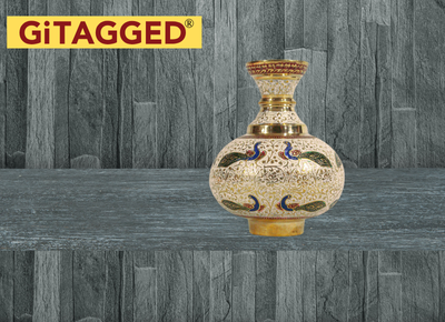 Kalash Vase – White