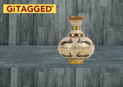 Kalash Vase – White