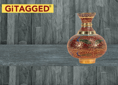 Kalash Vase – Red