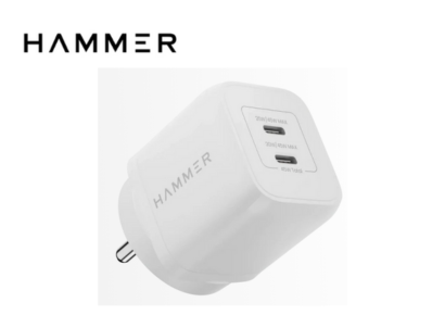 Hammer Gan Charger 45W Dual USB-C (Type C) Fast Charger