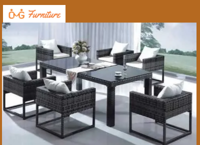 Six Seater restaurant dining set